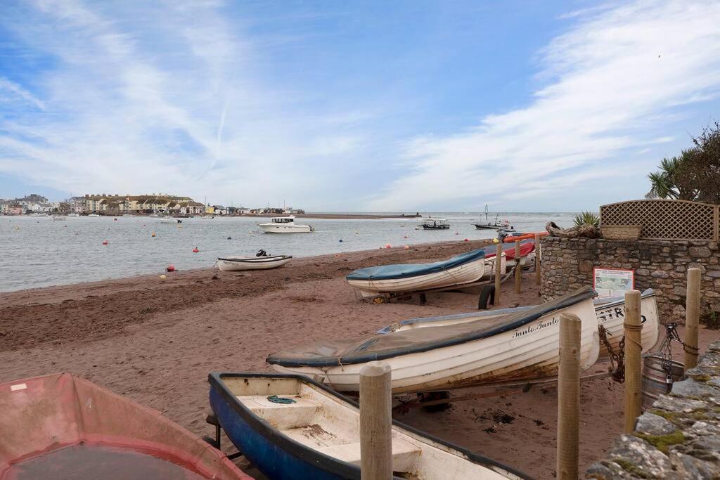 Beach Front Flat Shaldon With Parking Kültér fotó