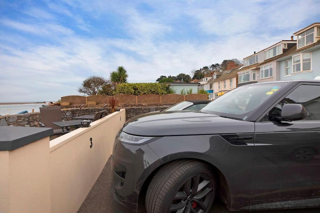 Beach Front Flat Shaldon With Parking Kültér fotó